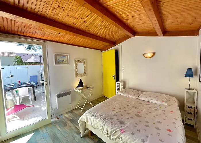 度假居 Maison T3 Confort Proche Mer, Piscine Chauffee, Tennis - Fr-1-231-301 布雷蒂诺斯梅尔